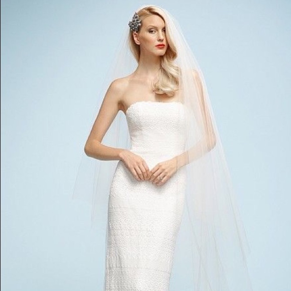 Watters “Blanca” Crochet Lace Wedding Dress